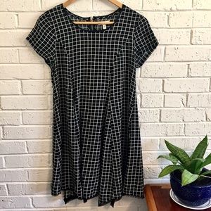 Silence + Noise Black and White Dress